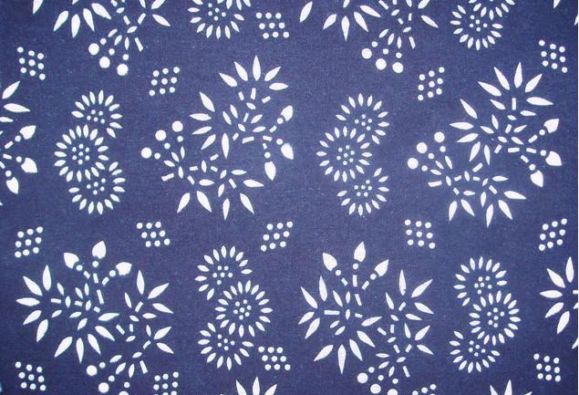 手工DIY:分享50款藍印花布圖案,越久越迷人的藍印花布